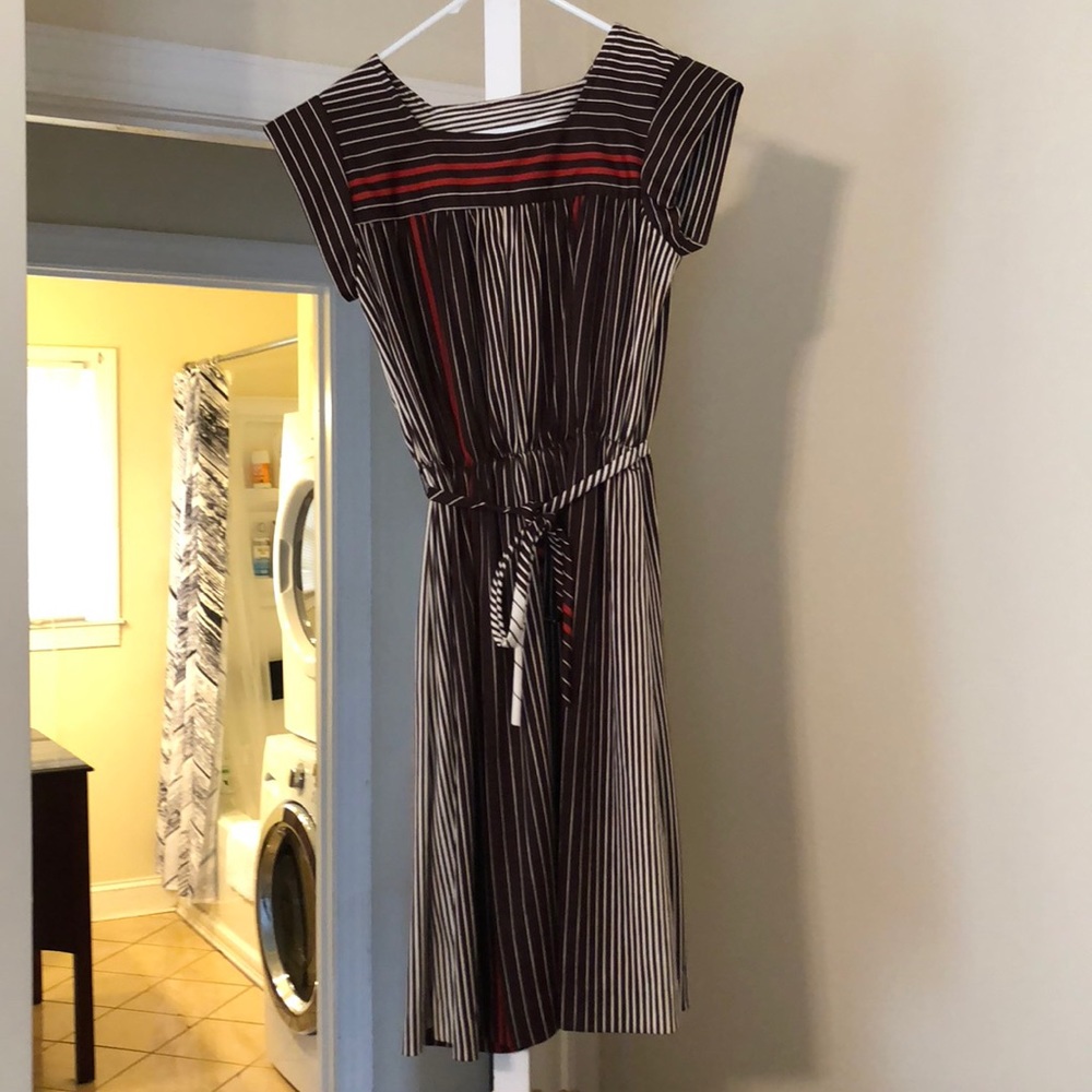 Vintage tie waist dress